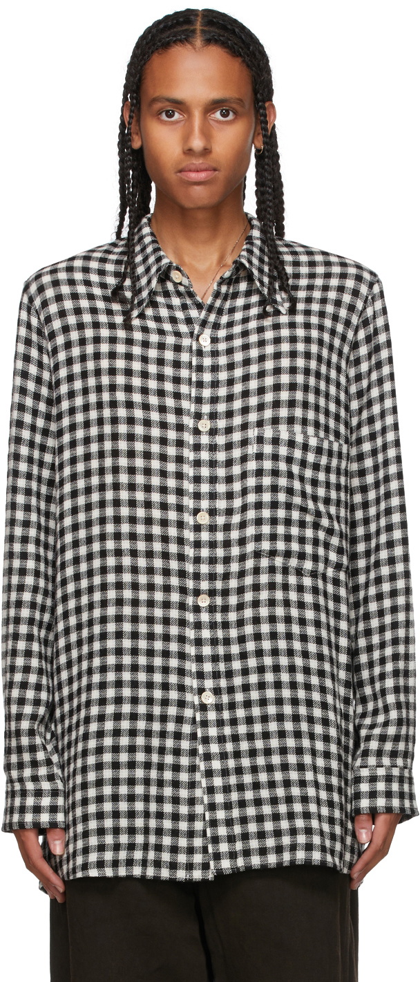 BED J.W. FORD Black & White Check Shirt BED J.W. FORD