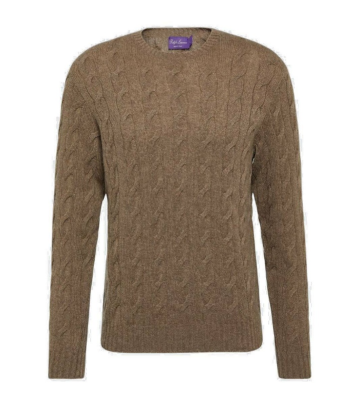Photo: Ralph Lauren Purple Label Cable-knit cashmere sweater