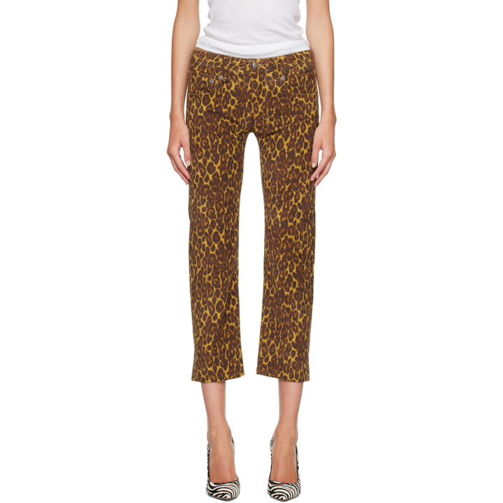 Photo: R13 Brown Boy Straight Jeans