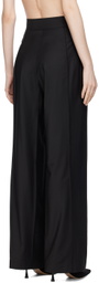 BEVZA Black Square Trousers