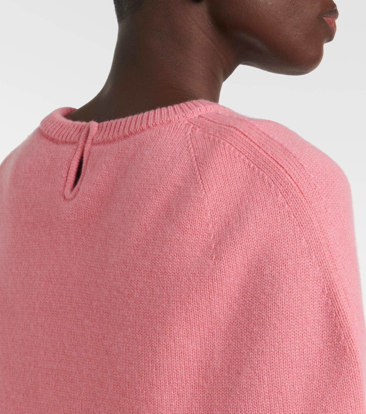 Carolina Herrera Caped wool and cashmere top