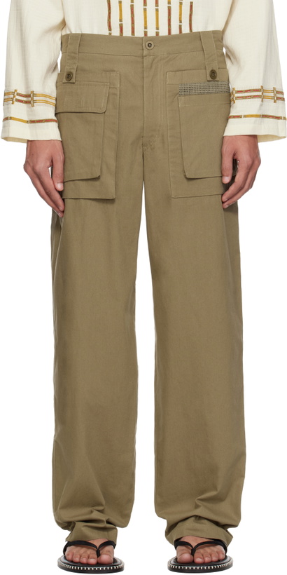 Photo: Isabel Marant Khaki Ezio Trousers