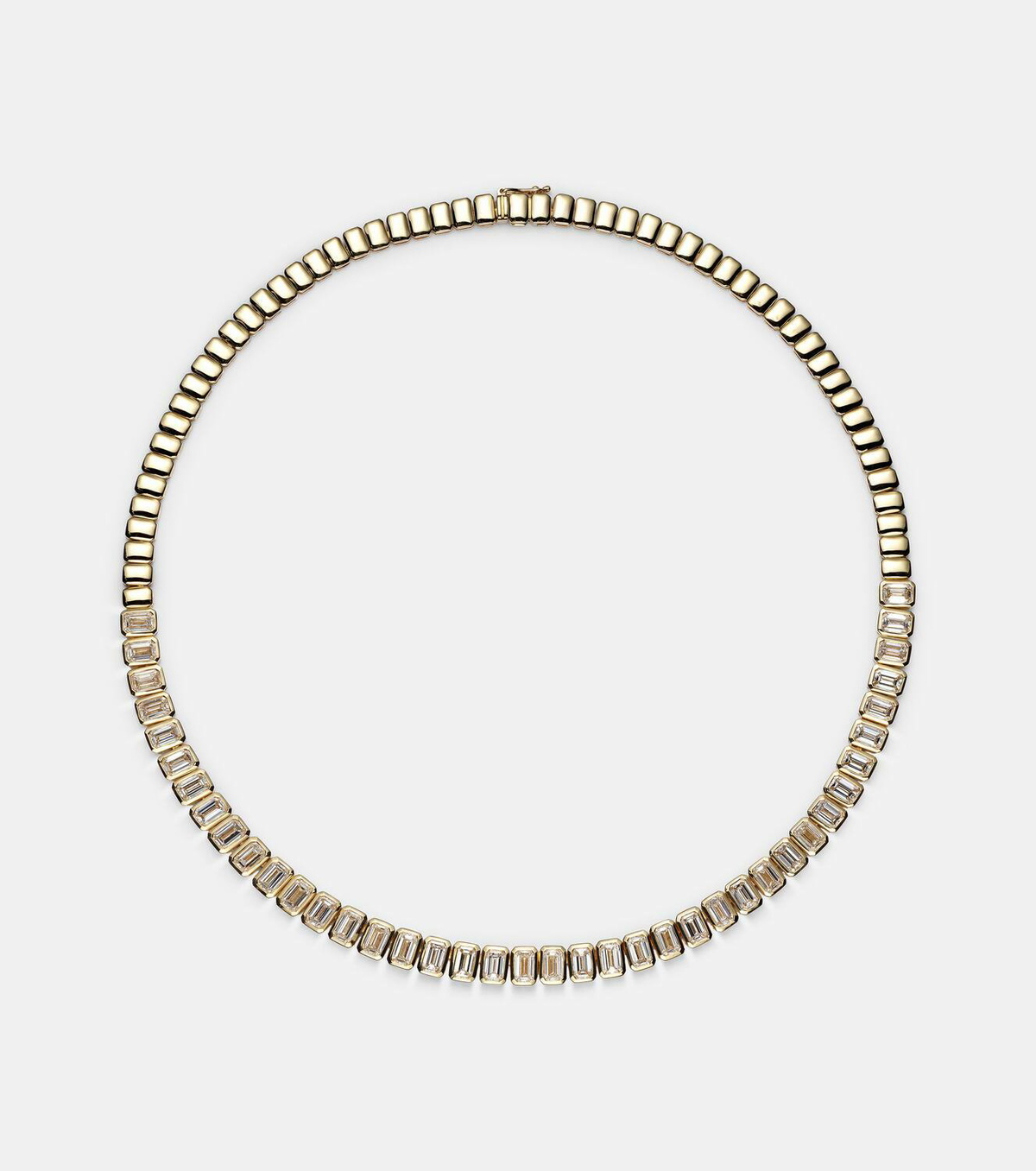 Anita Ko Large 18kt gold choker with diamonds