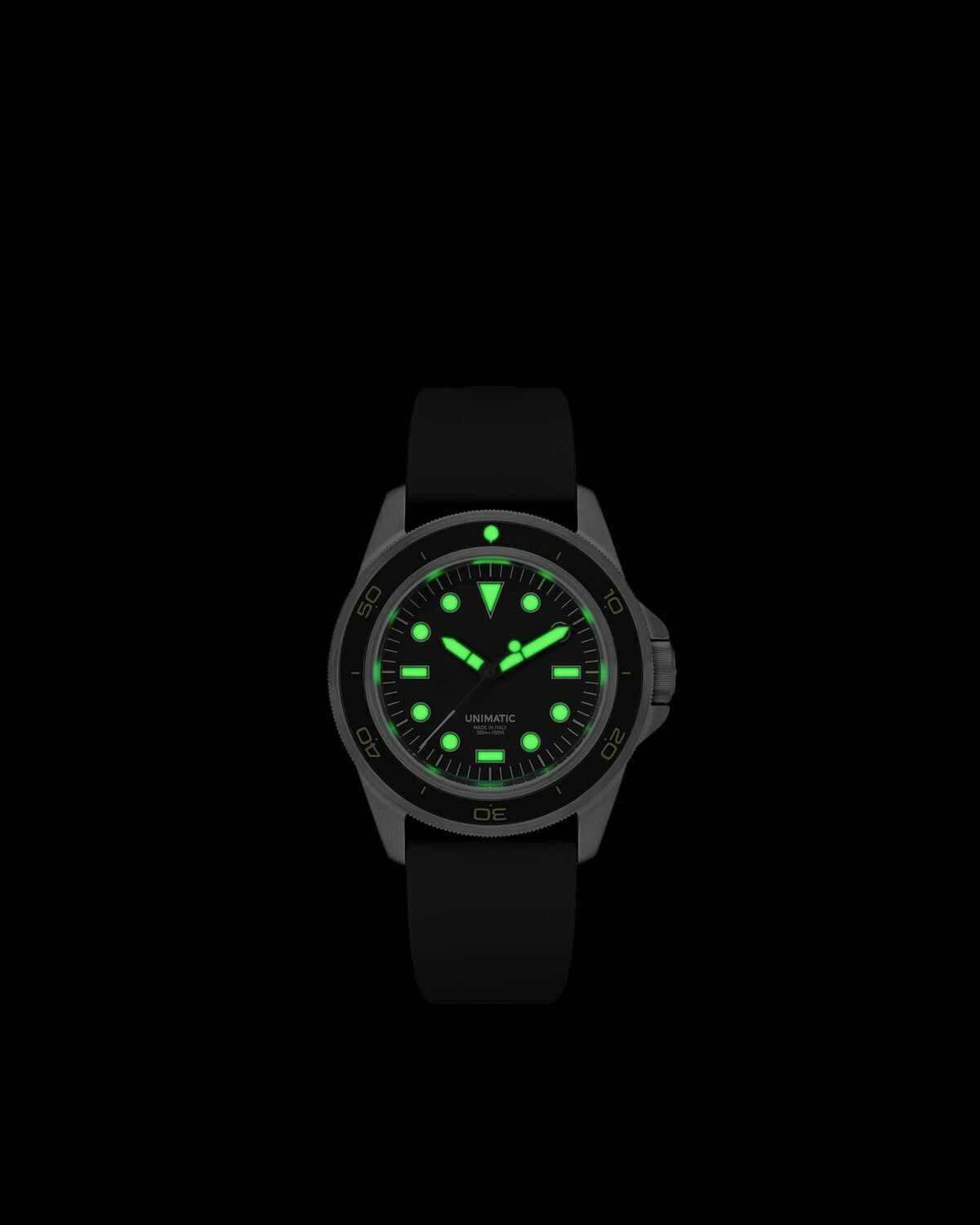 Unimatic U1-DHB Black Mens Watch