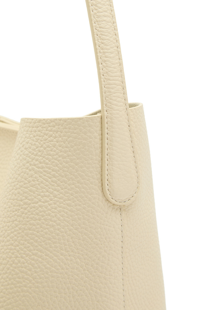 Mansur Gavriel Everyday Small Grained Leather Tote bag - Ivory - One Size