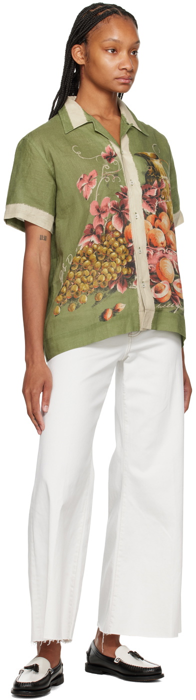 S.S.Daley Green Print Shirt