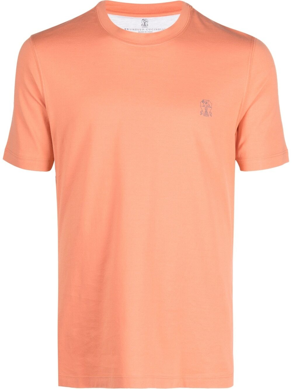 Brunello Cucinelli Gray Cotton T-Shirt main image 0