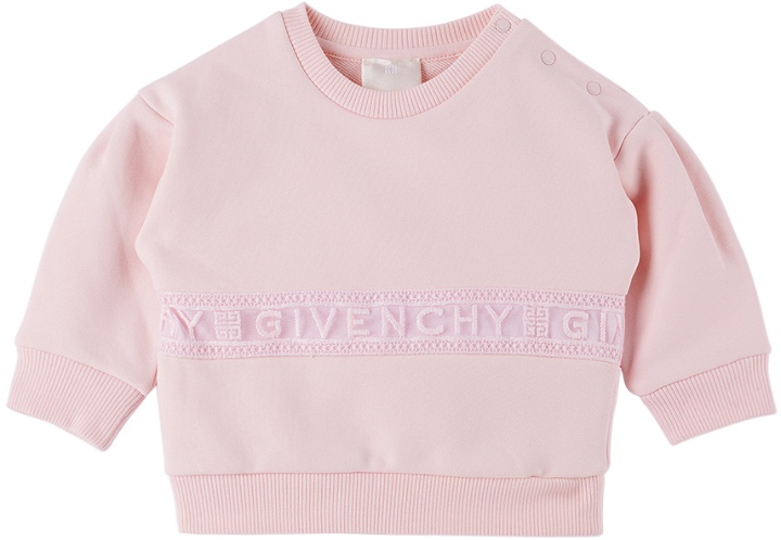 Photo: Givenchy Baby Pink Paneled Sweatshirt