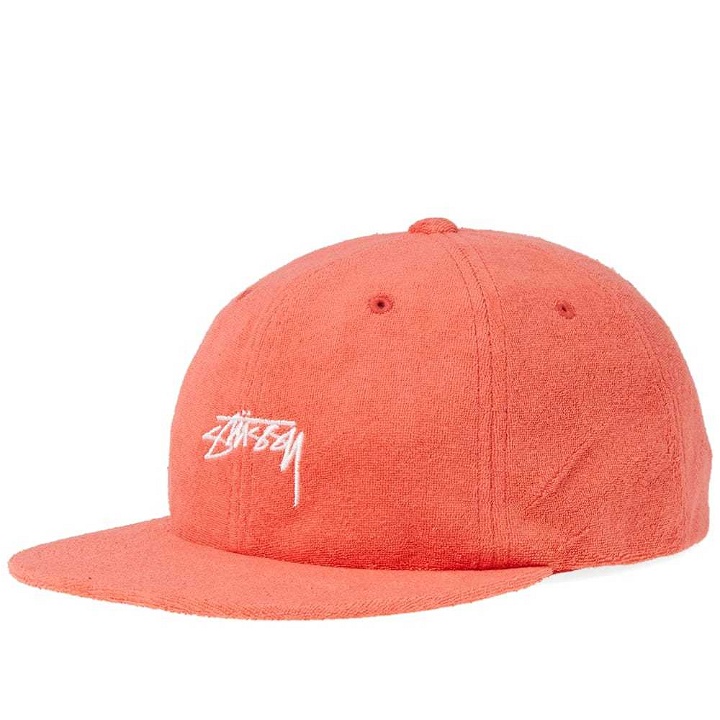 Photo: Stussy Terry Cloth Cap Red