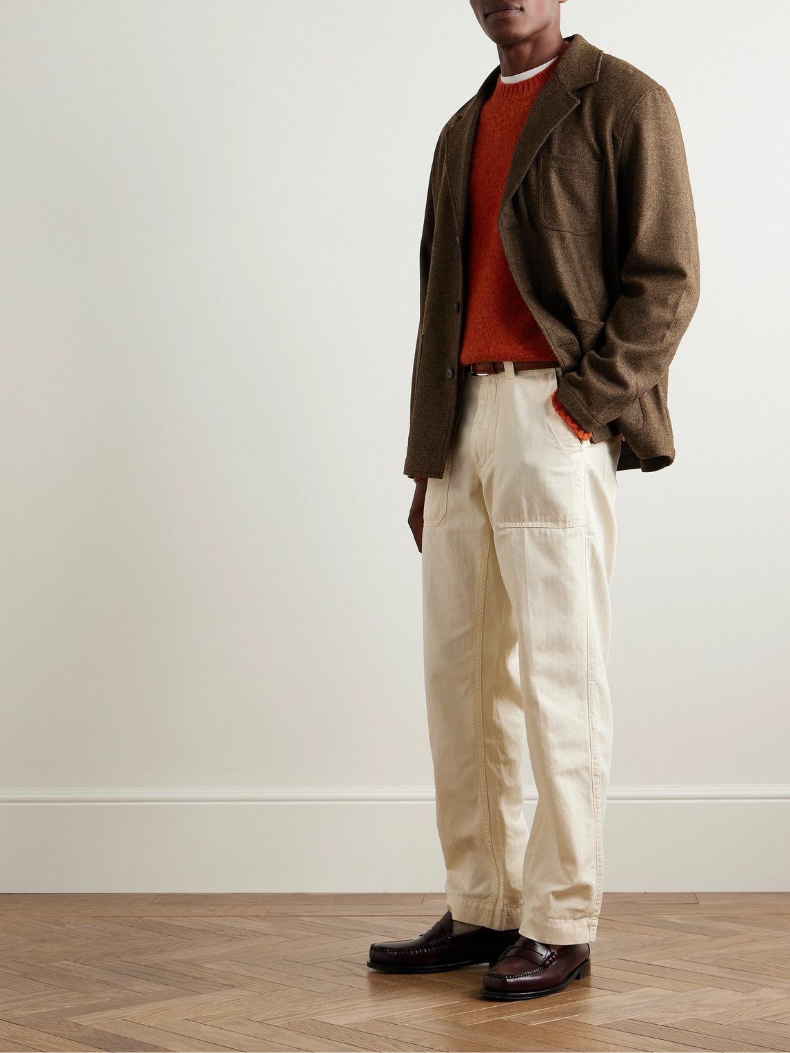De Bonne Facture - Traveler Wool Jacket - Brown De Bonne Facture