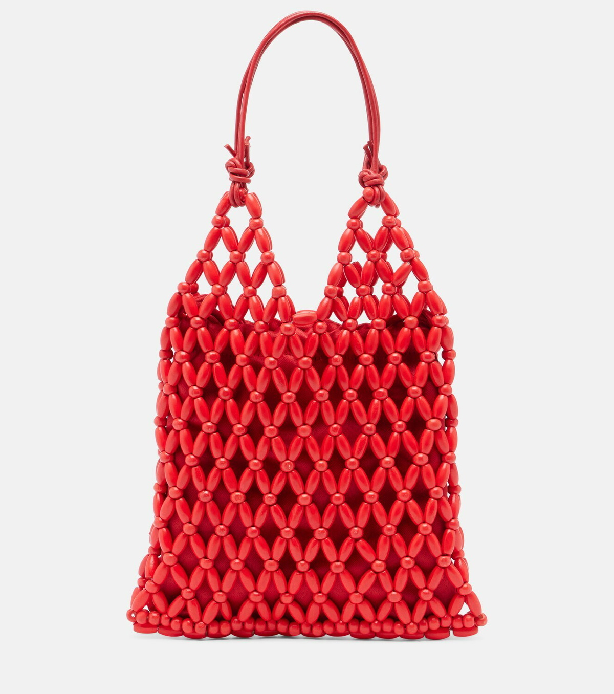 Staud Karla beaded top-handle bag