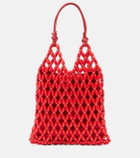 Staud Karla beaded top-handle bag