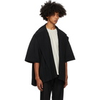 Homme Plisse Issey Miyake Black Pleats Hoodie