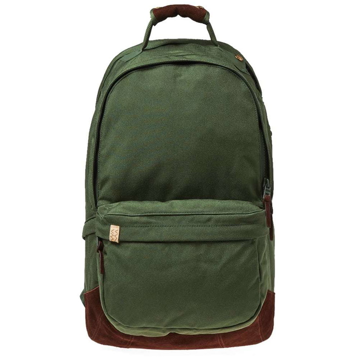 Photo: Visvim Cordura 22L Veggie Suede Backpack Green