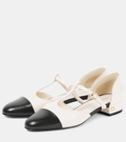 Ferragamo Linette leather Mary Jane flats