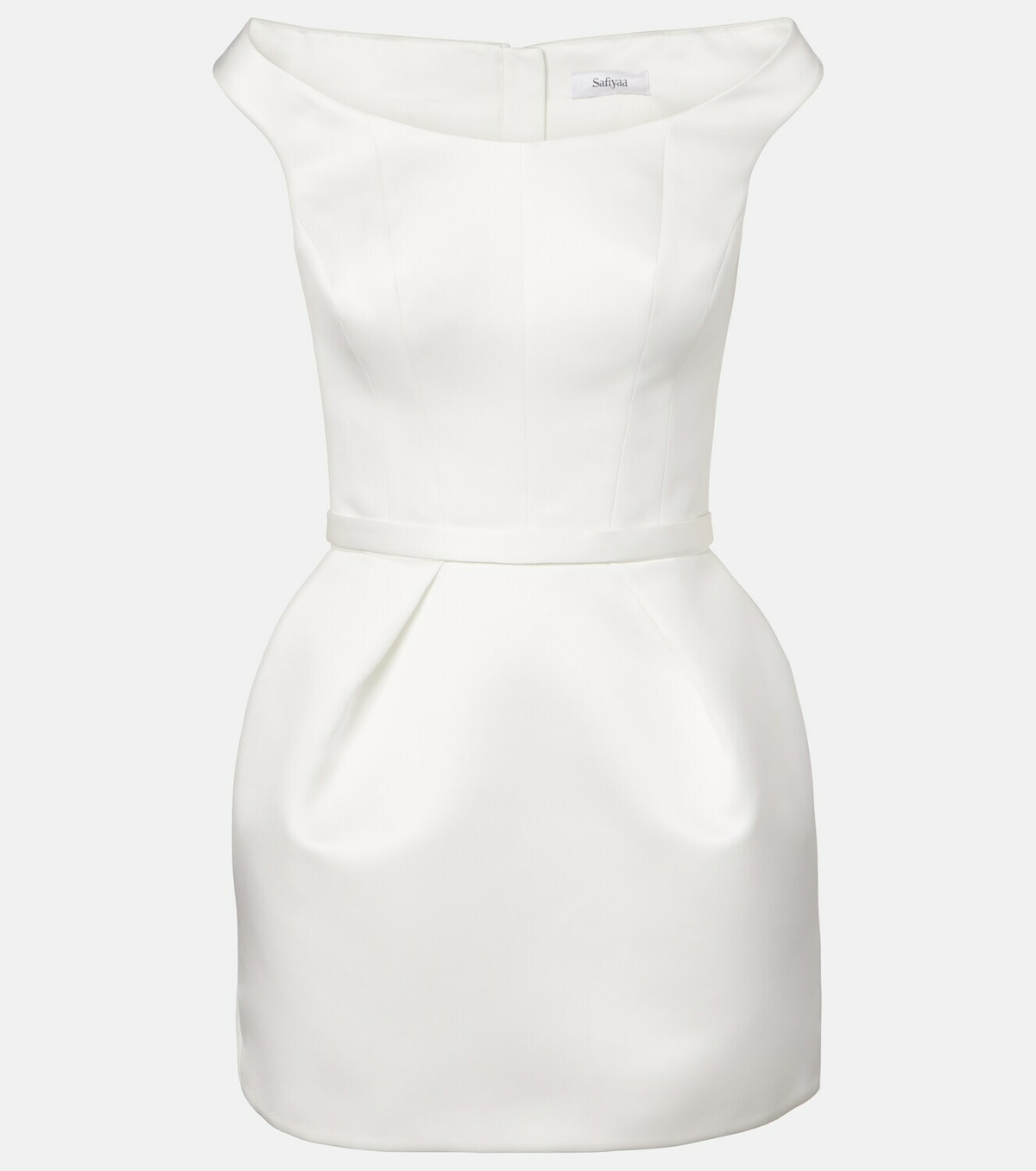 Safiyaa Bridal Senka off-shoulder minidress