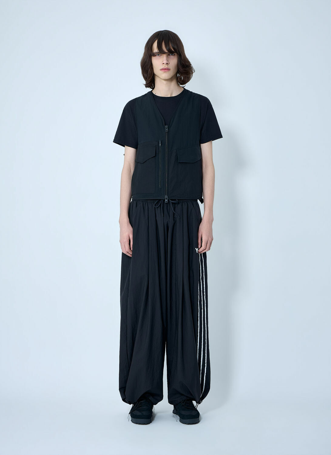 Y-3 Raw Edge Wide Pants