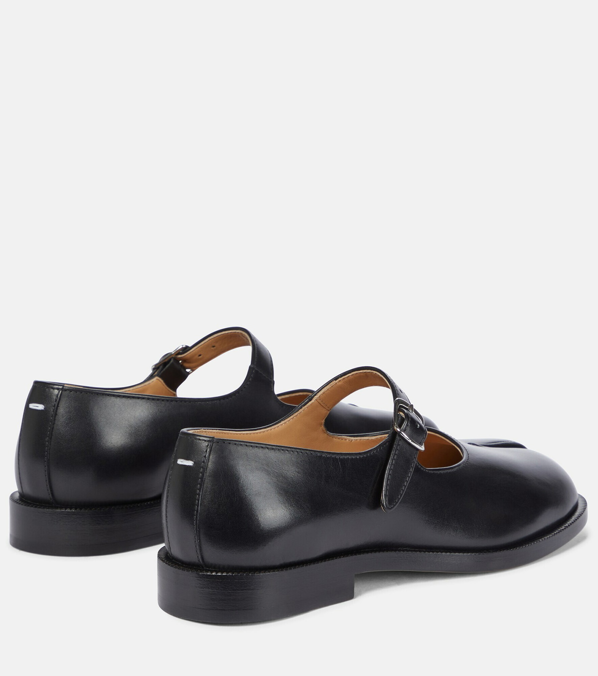 Maison Margiela - Tabi Mary Jane leather flats Maison Margiela