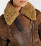 Acne Studios Lakota shearling-lined leather jacket