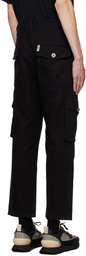 Balmain Black Zip Cargo Pants