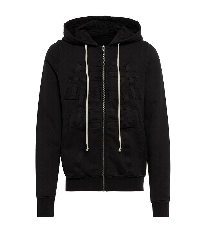 Photo: DRKSHDW by Rick Owens - Jason embellished cotton hoodie