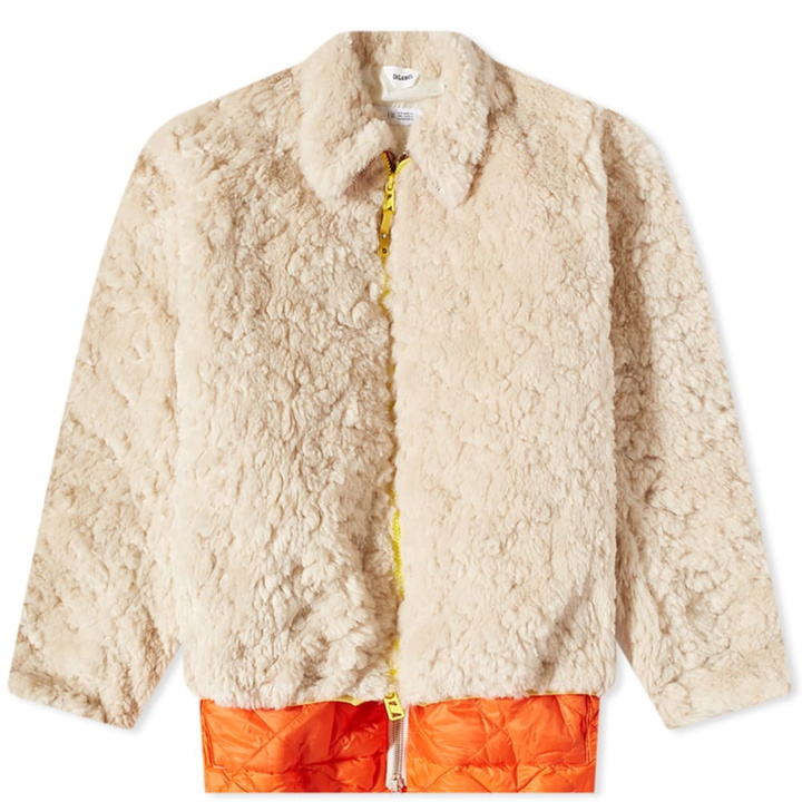 Photo: F/CE. x Digawell Furry Jacket in Ivory