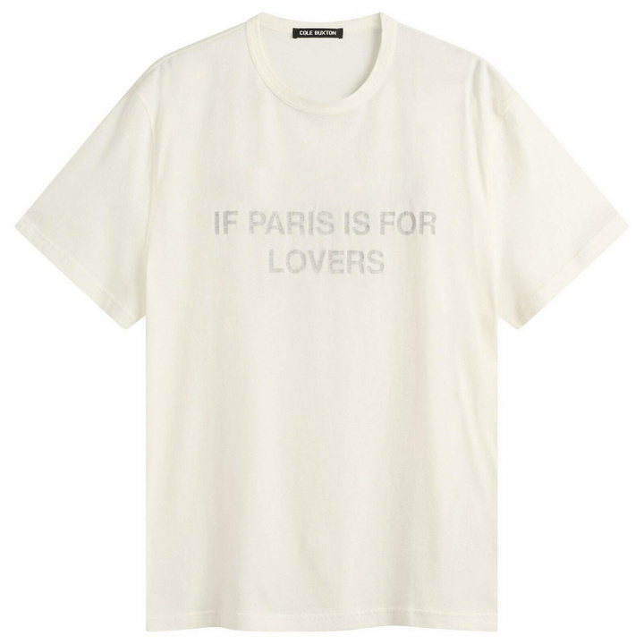Photo: Cole Buxton Men's Paris Texas T-Shirt in Vintage Whitalye