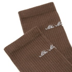 MKI Women's Embassy Socks Presented by END. in Brown