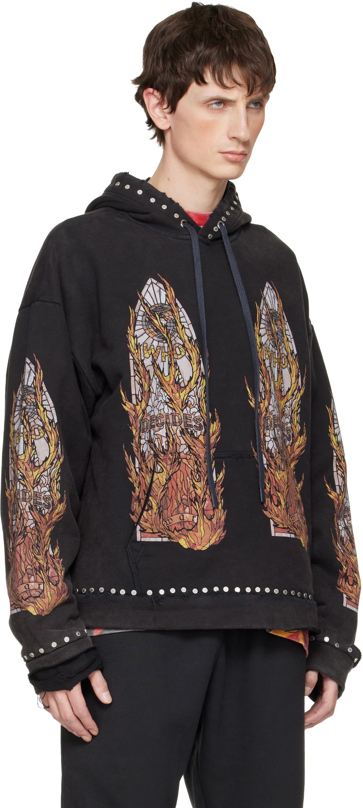 Who Decides War Black Hardware Hoodie