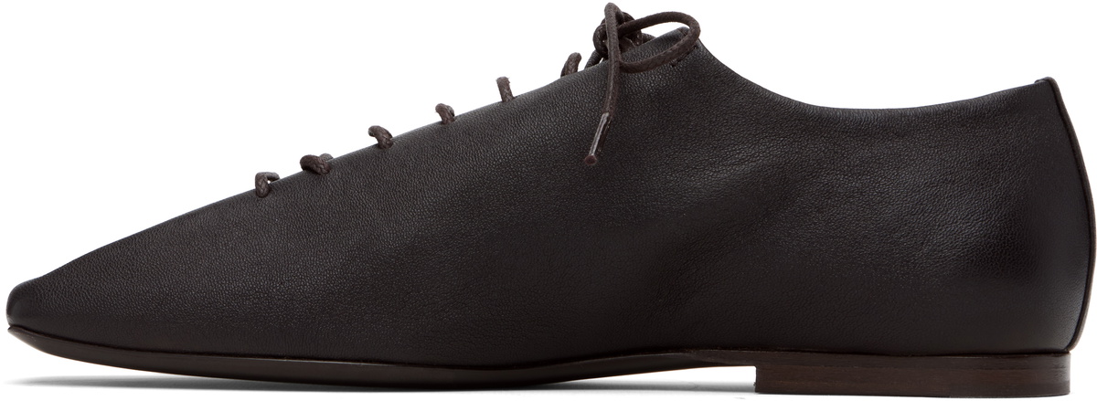 LEMAIRE Brown Souris Flat Classic Derbys