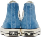 Converse Blue Washed Chuck 70 Hi Sneakers
