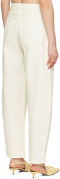 AGOLDE White Balloon Jeans