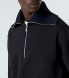 Jil Sander Cotton half-zip sweatshirt
