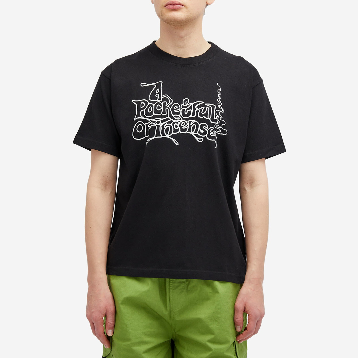 Good Morning Tapes Men's A Pocket Full Of Incense T-Shirt in Black