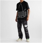 adidas Originals - Adicolor Logo-Print Cotton-Jersey T-Shirt - Black