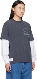 WTAPS Gray SLDR Long Sleeve T-shirt