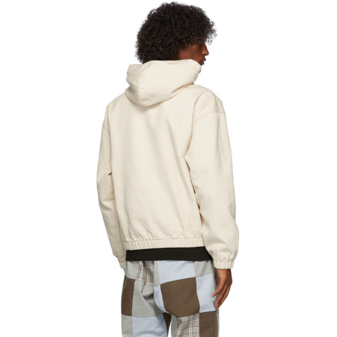 Stussy Off White Canvas Work Jacket Stussy