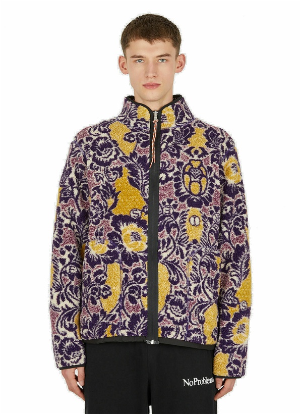 Photo: Fleur Fleece Zip Jacket in Purple