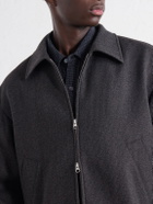 mfpen - Mail Wool-Blend Blouson Jacket - Gray