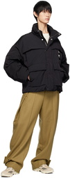 Wooyoungmi Black Zip Down Jacket