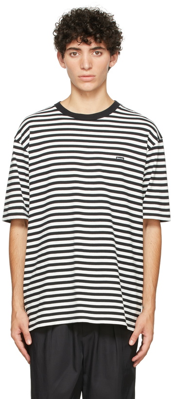 Photo: Undercoverism Black & White Stripe T-Shirt