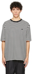 Undercoverism Black & White Stripe T-Shirt