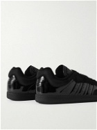 adidas Originals - Dingyun Zhang Samba Mesh-Trimmed Suede and Patent-Leather Sneakers - Black