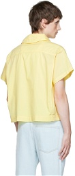 Alled-Martinez Yellow Cropped Shirt
