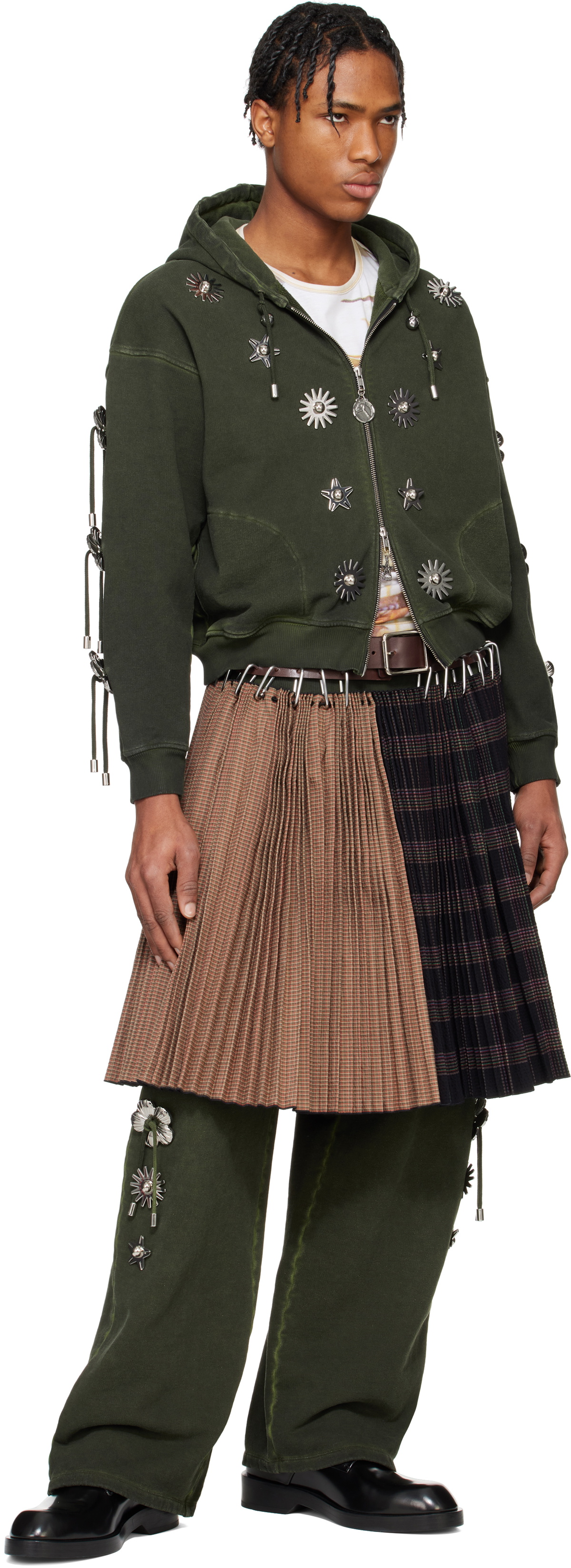 Chopova Lowena Green Dallas Hoodie Chopova Lowena