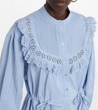 See By Chloe - Ruffled cotton poplin shirt dress