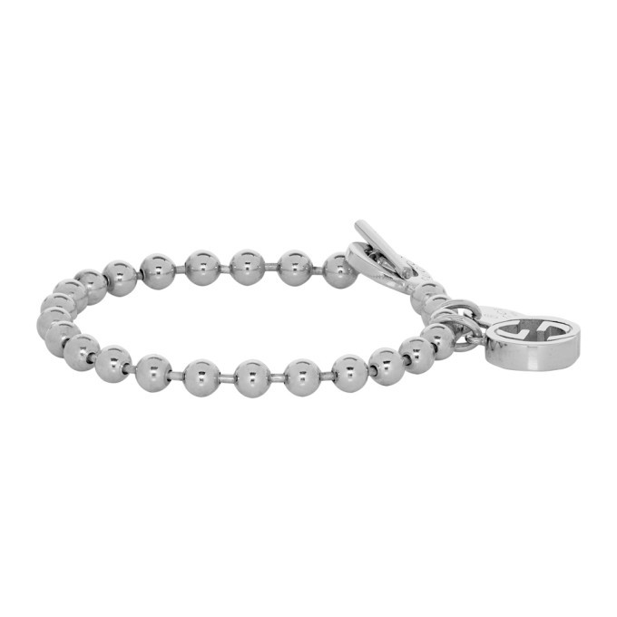 アクセサリー GUCCI silver925 ball chain bracelet Gucci Sterling Silver Boule Chain Bracelet 17cm