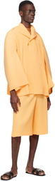 HOMME PLISSÉ ISSEY MIYAKE Yellow Wear Or Wrap Jacket