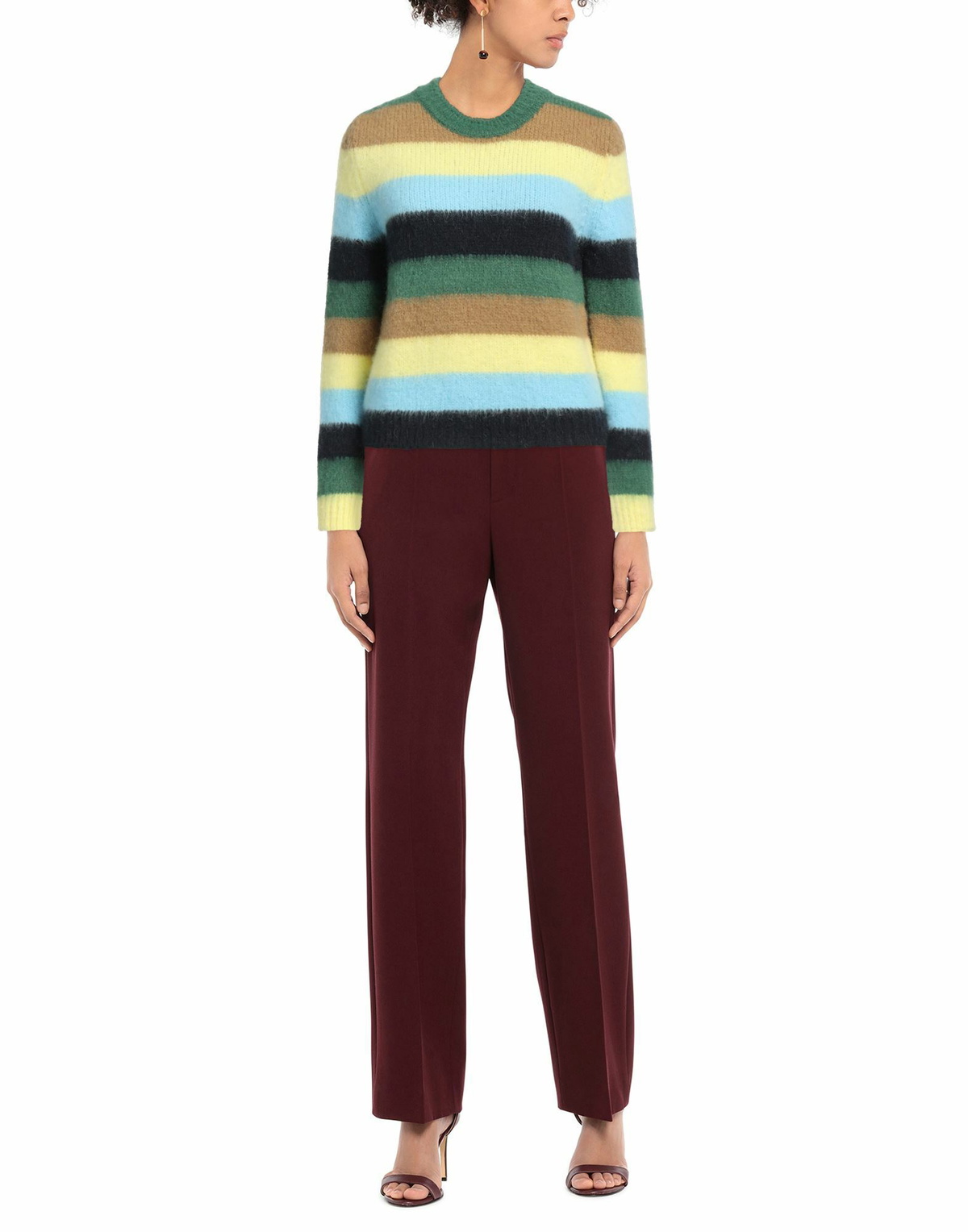 Maje Womens Sweater in Green