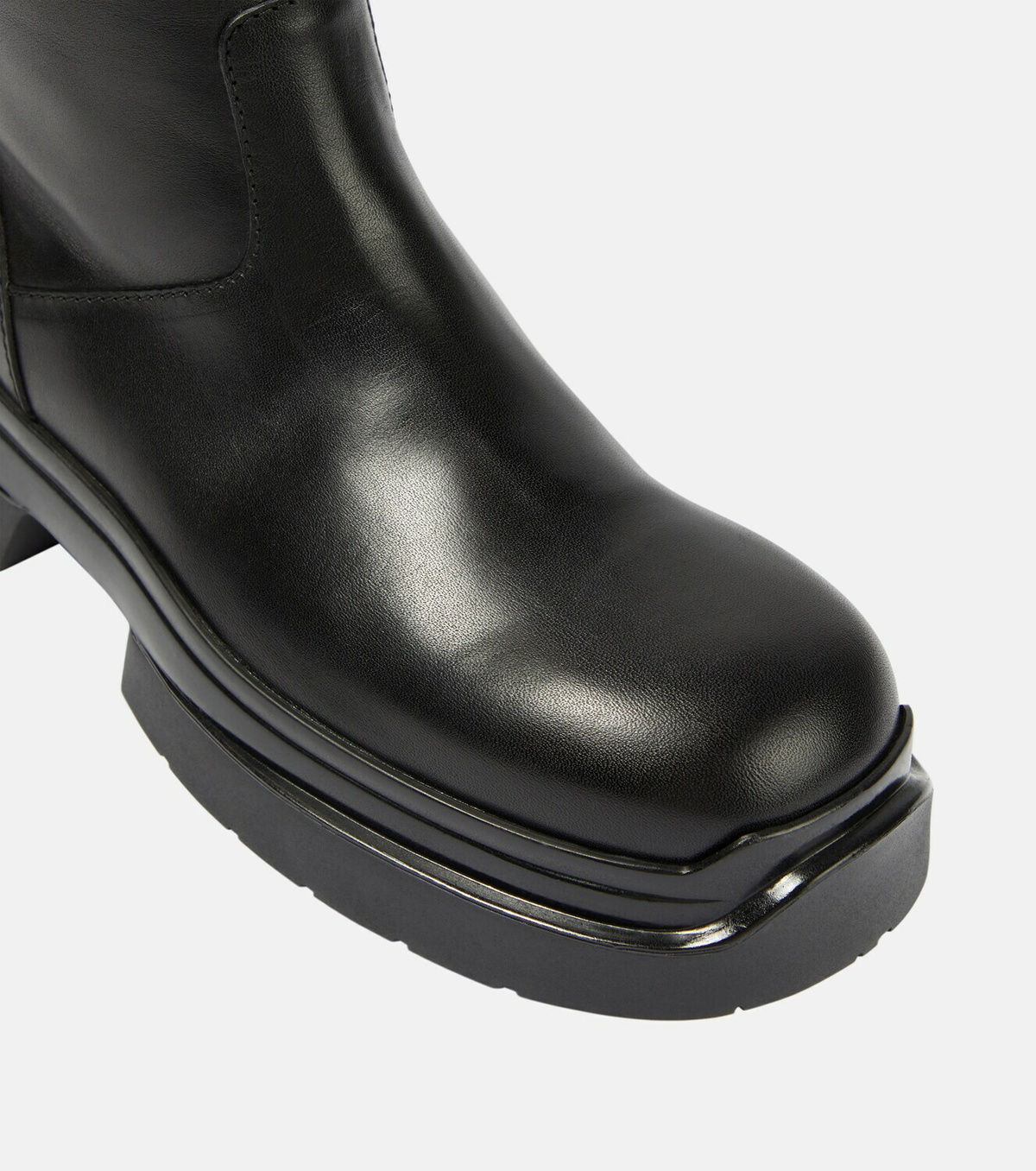 【関税込み】Ann Demeulemeester ブラック Kole ブーツ Ann Demeulemeester Kole leather back lace-up boots Ann